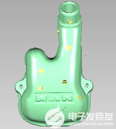 汽車發動機油泵殼零部件三維藍光掃描與逆向設計服務解析